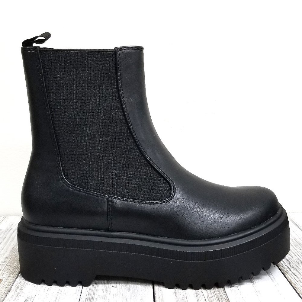 Women's Black Combat Boots